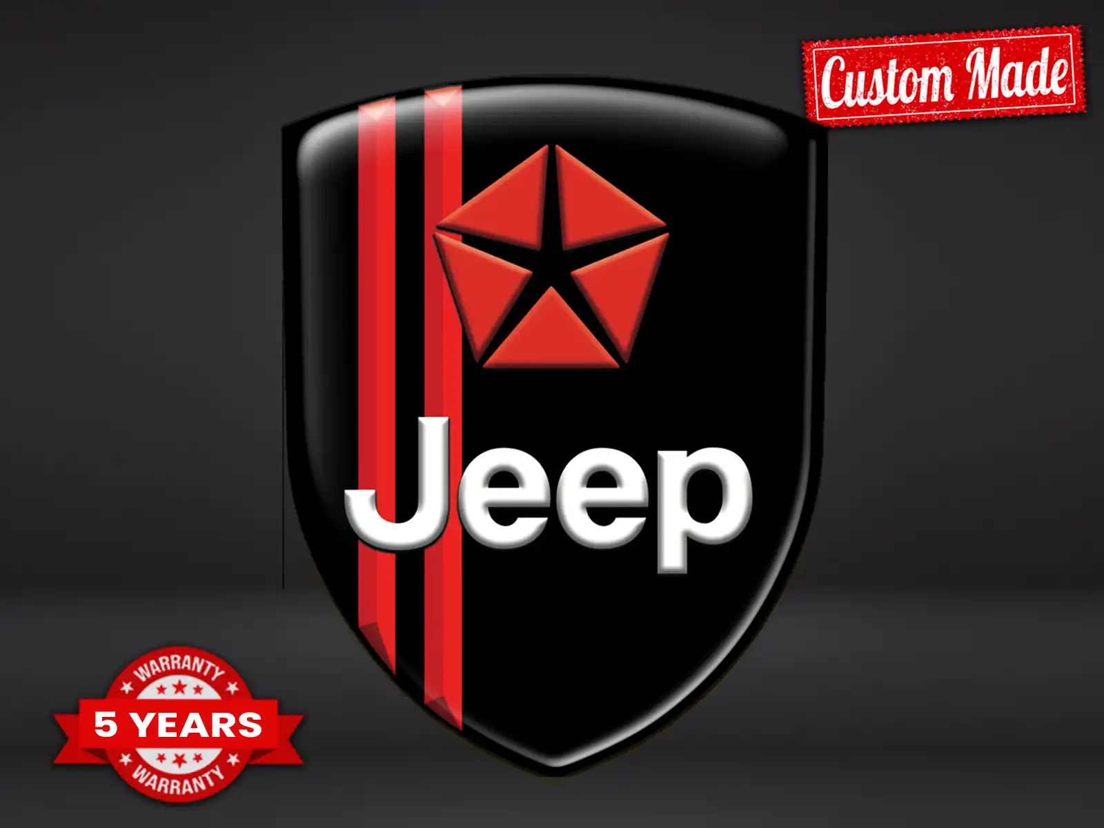 Jeep Stoßstangenaufkleber Eigen Pro Max Haltbar Modern Stil
